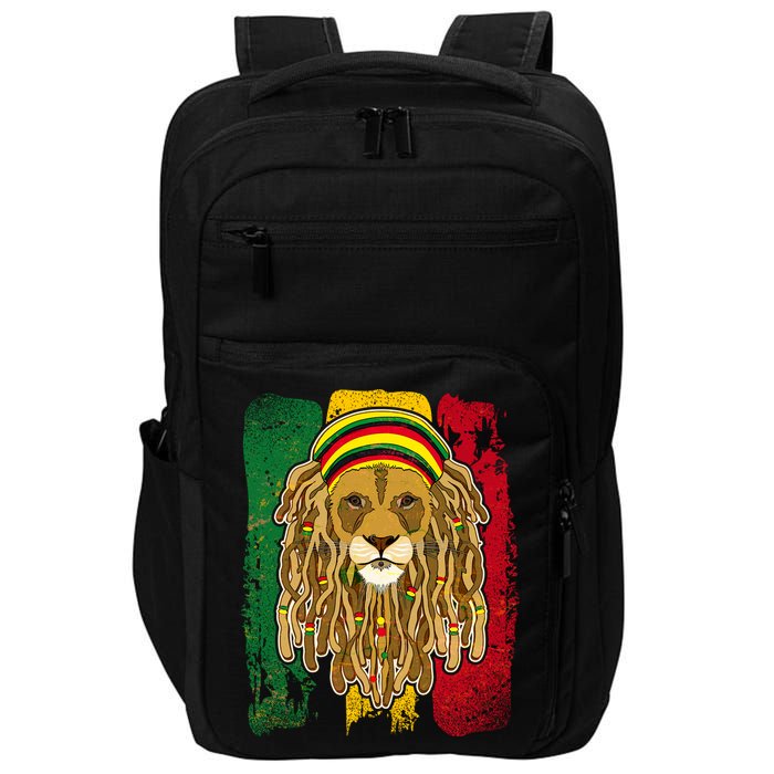 Cool Rasta Lion Impact Tech Backpack