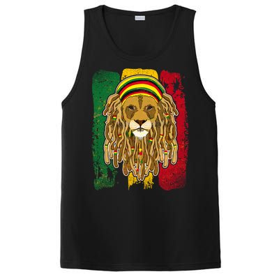 Cool Rasta Lion PosiCharge Competitor Tank