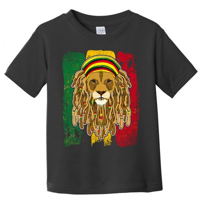 Cool Rasta Lion Toddler T-Shirt