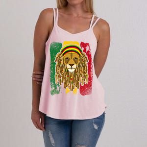 Cool Rasta Lion Women's Strappy Tank