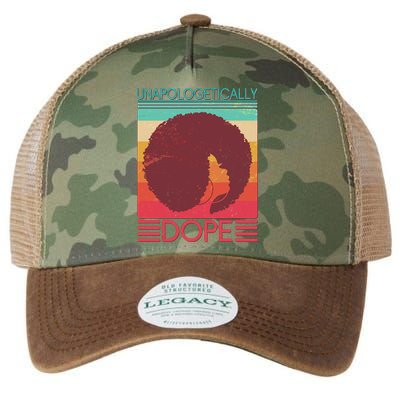 Cool Retro Afro Unapologetically Dope Legacy Tie Dye Trucker Hat