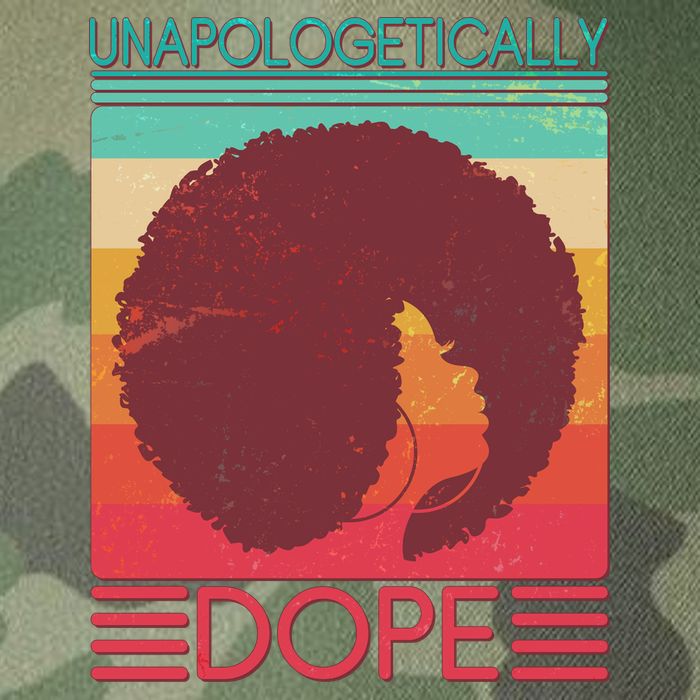 Cool Retro Afro Unapologetically Dope Legacy Tie Dye Trucker Hat