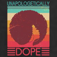 Cool Retro Afro Unapologetically Dope Cool Comfort Performance Bucket Hat