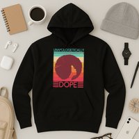 Cool Retro Afro Unapologetically Dope Hoodie