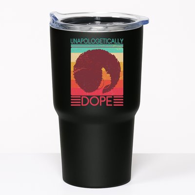 Cool Retro Afro Unapologetically Dope Tumbler