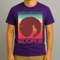 Cool Retro Afro Unapologetically Dope T-Shirt