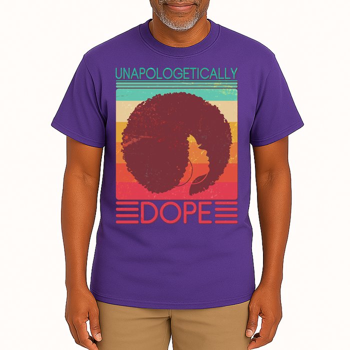 Cool Retro Afro Unapologetically Dope Tall T-Shirt