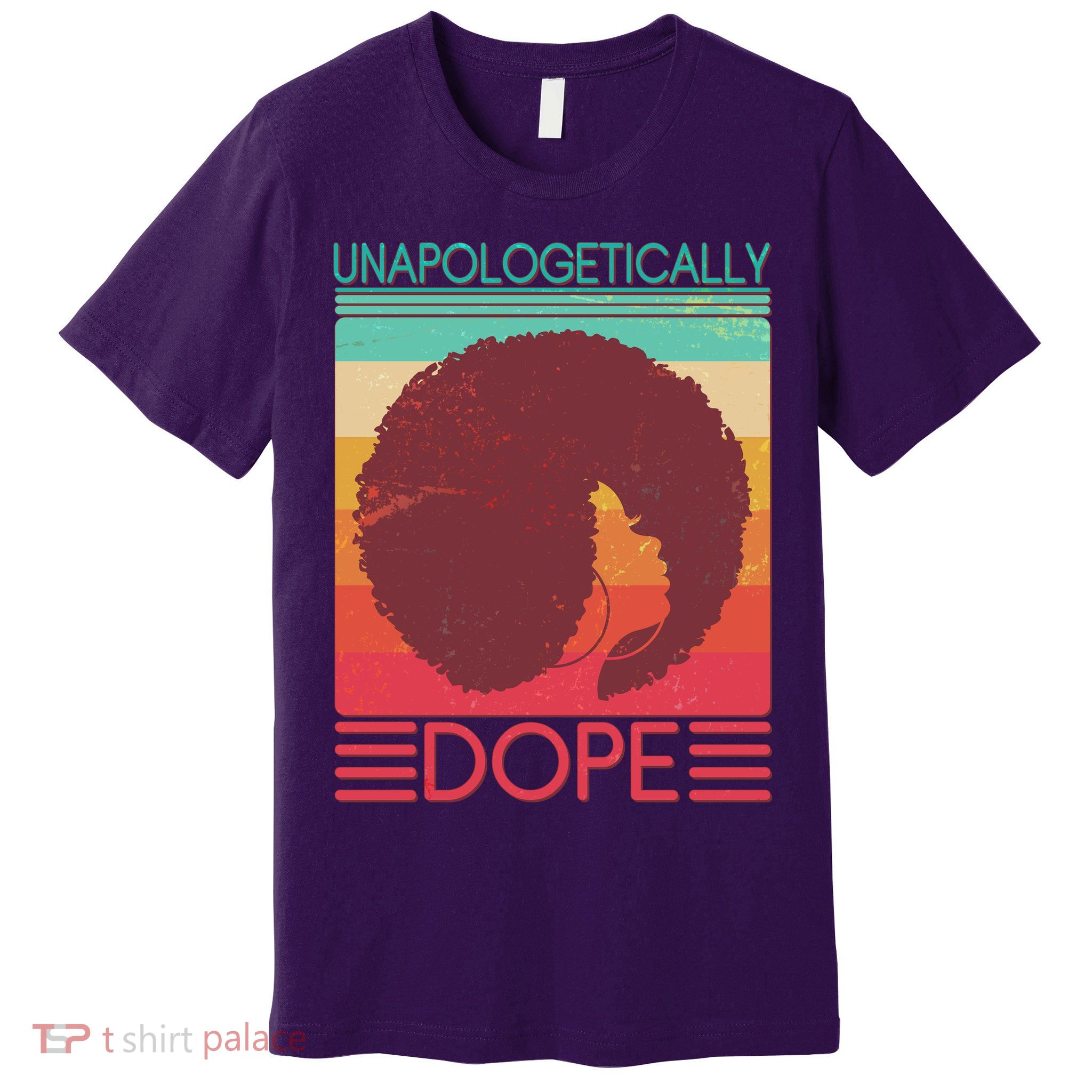 Cool Retro Afro Unapologetically Dope Premium T-Shirt