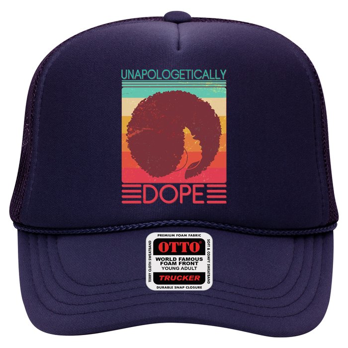 Cool Retro Afro Unapologetically Dope Hat