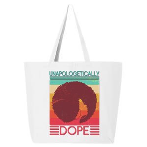 Cool Retro Afro Unapologetically Dope 25L Jumbo Tote