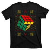 Cool Retro Classic Cube Ugly Christmas Sweater T-Shirt