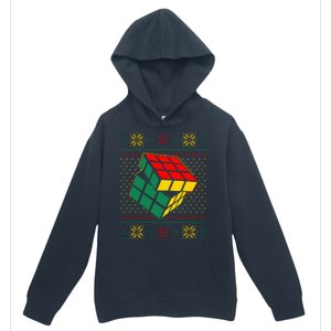 Cool Retro Classic Cube Ugly Christmas Sweater Urban Pullover Hoodie