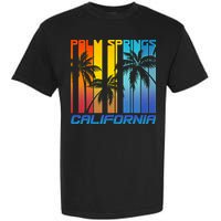 Cool Retro Palm Springs California  Garment-Dyed Heavyweight T-Shirt