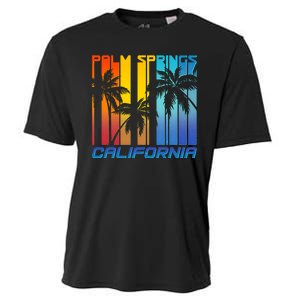 Cool Retro Palm Springs California  Cooling Performance Crew T-Shirt