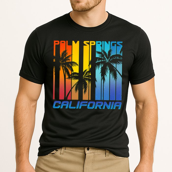 Cool Retro Palm Springs California  Cooling Performance Crew T-Shirt