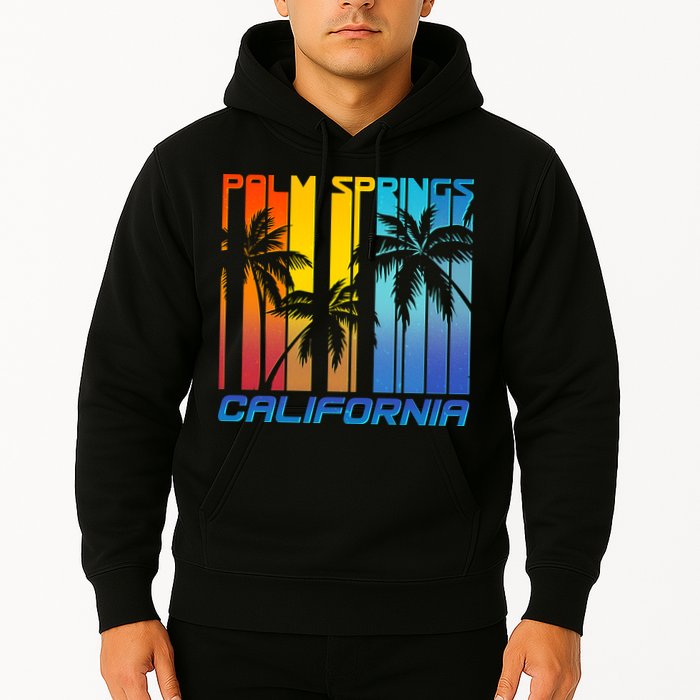 Cool Retro Palm Springs California  Hoodie