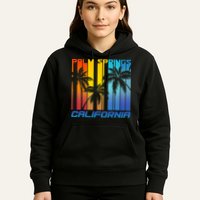 Cool Retro Palm Springs California  Hoodie