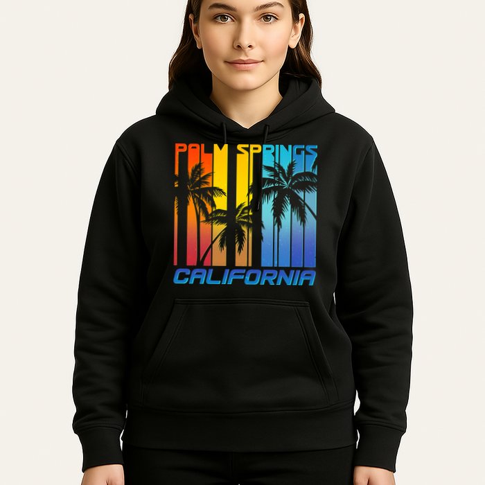 Cool Retro Palm Springs California  Hoodie