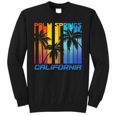 Cool Retro Palm Springs California  Sweatshirt