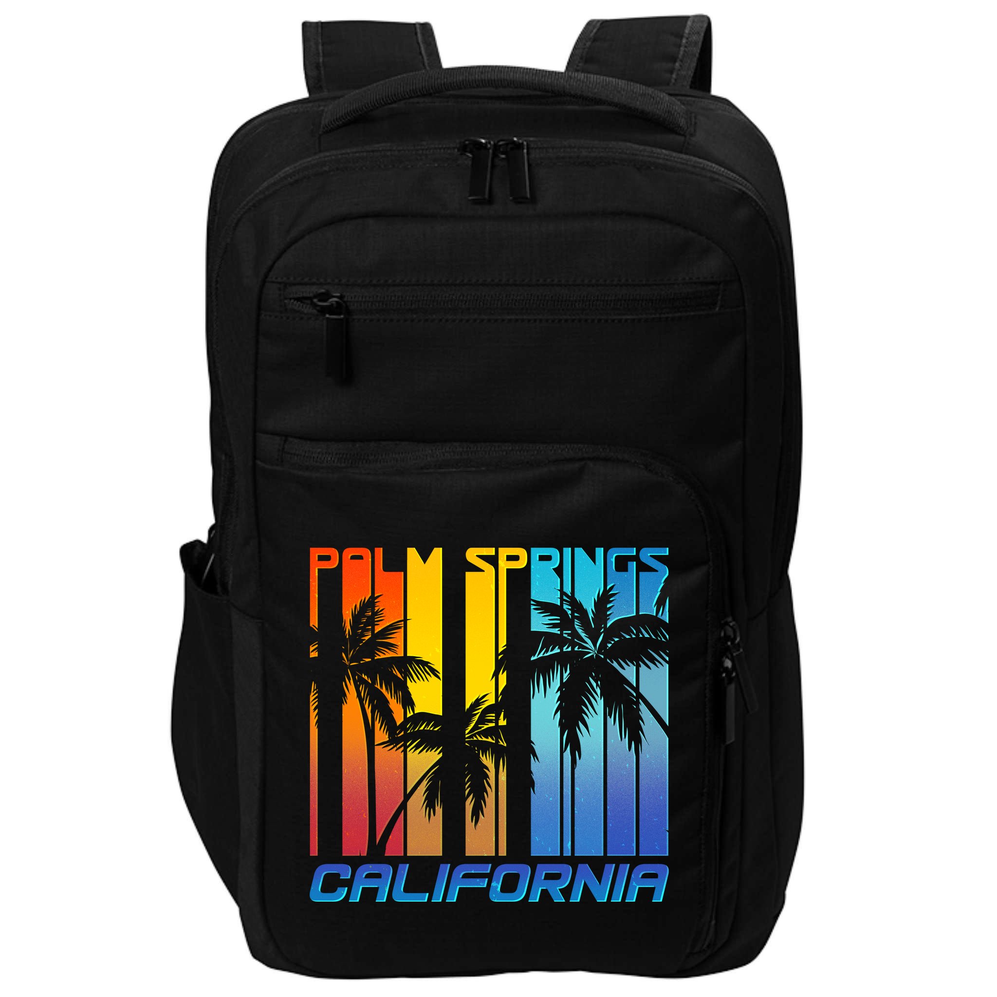 Cool Retro Palm Springs California  Impact Tech Backpack