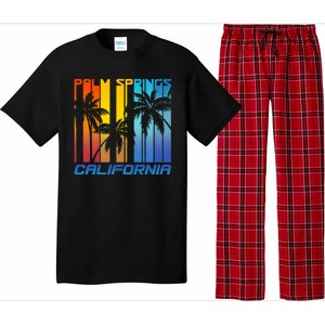 Cool Retro Palm Springs California  Pajama Set