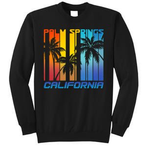 Cool Retro Palm Springs California  Tall Sweatshirt