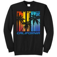 Cool Retro Palm Springs California  Tall Sweatshirt