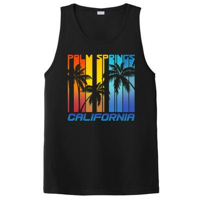 Cool Retro Palm Springs California  PosiCharge Competitor Tank