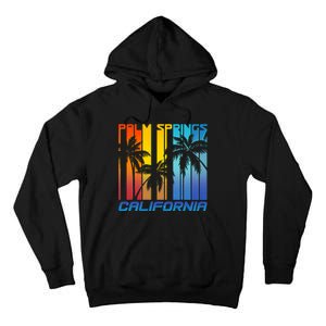 Cool Retro Palm Springs California  Tall Hoodie