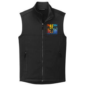 Cool Retro Palm Springs California  Collective Smooth Fleece Vest