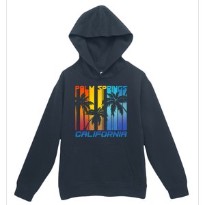 Cool Retro Palm Springs California  Urban Pullover Hoodie