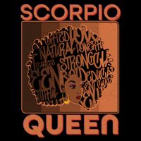 Cool Retro Scorpio Queen Afro Woman Impact Tech Backpack