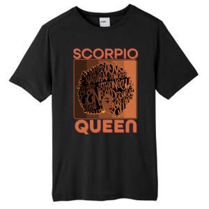 Cool Retro Scorpio Queen Afro Woman Tall Fusion ChromaSoft Performance T-Shirt