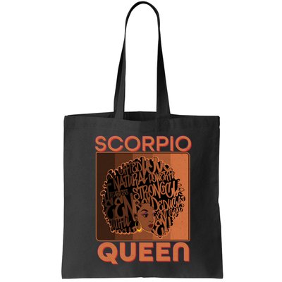 Cool Retro Scorpio Queen Afro Woman Bag