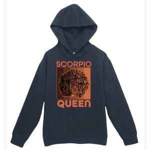 Cool Retro Scorpio Queen Afro Woman Urban Pullover Hoodie