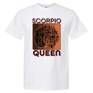 Cool Retro Scorpio Queen Afro Woman Garment-Dyed Heavyweight T-Shirt