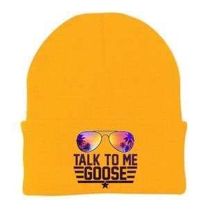 Cool Retro Talk To Me Goose Knit Cap Winter Beanie