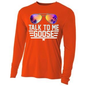 Cool Retro Talk To Me Goose Cooling Performance Long Sleeve Crew