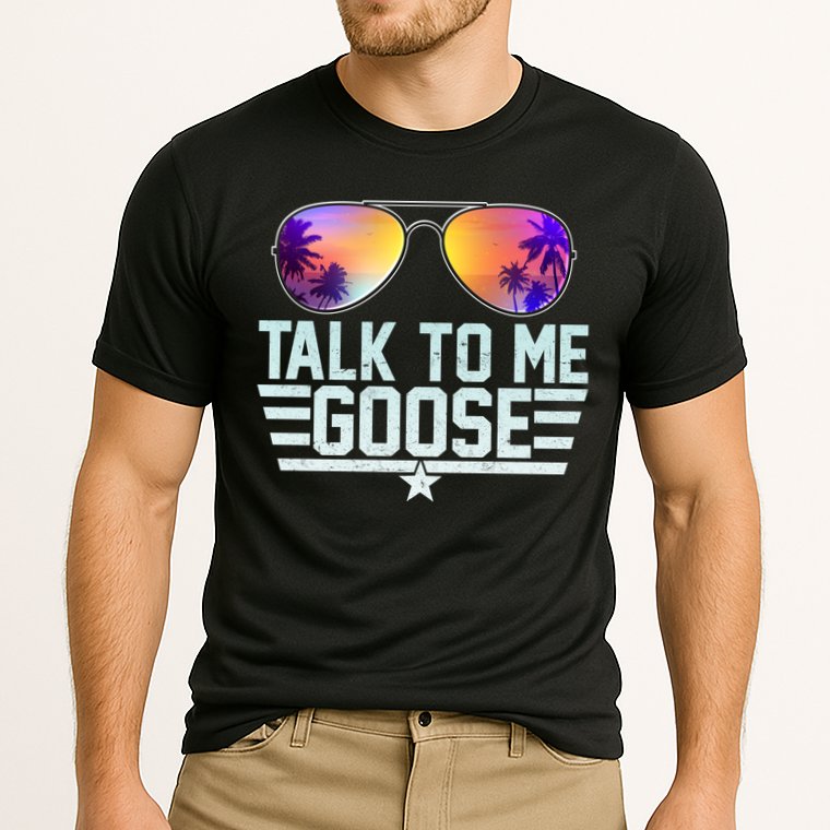 Cool Retro Talk To Me Goose Performance Shirt