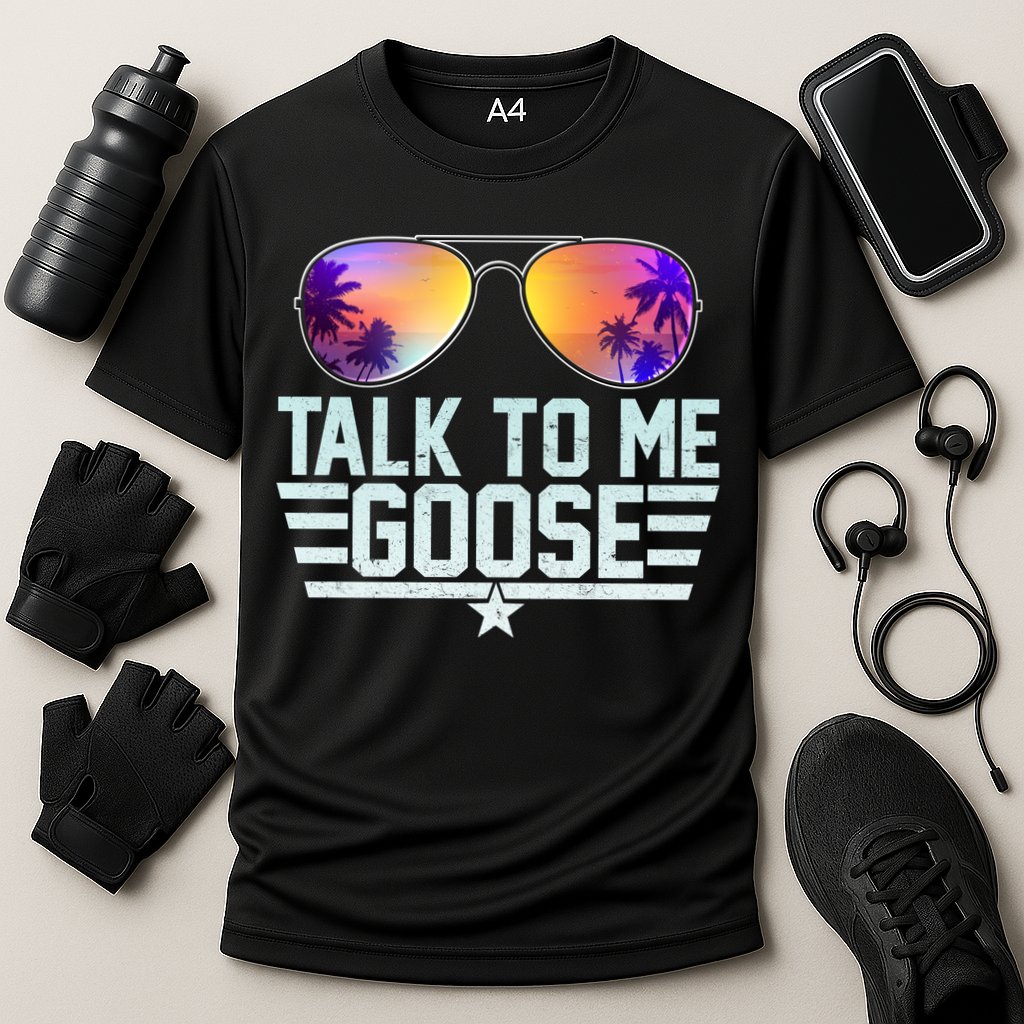 Cool Retro Talk To Me Goose Performance Shirt