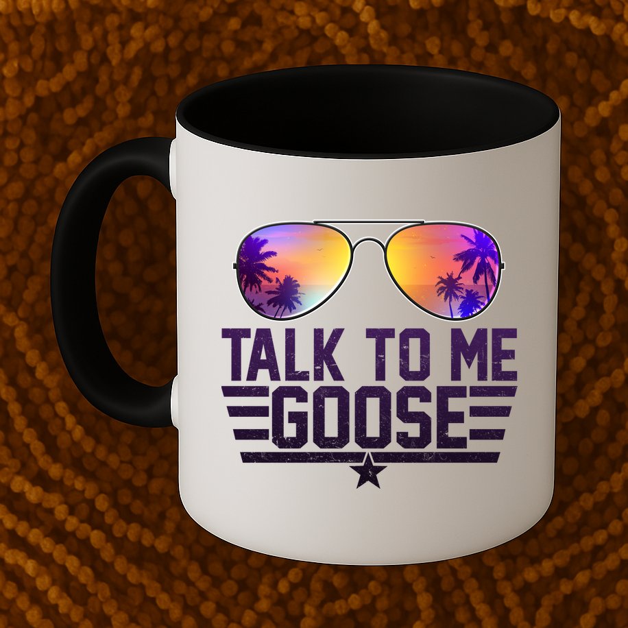 Cool Retro Talk To Me Goose Mug