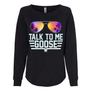 Cool Retro Talk To Me Goose Womens California Wash Sweatshirt