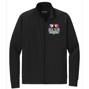 Cool Retro Talk To Me Goose Stretch Full-Zip Cadet Jacket