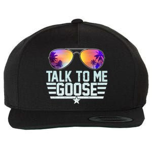 Cool Retro Talk To Me Goose Wool Snapback Cap