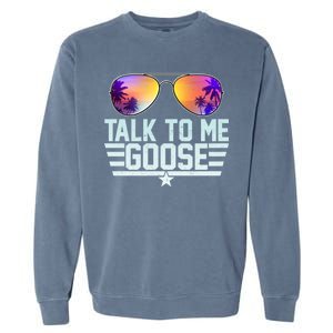 Cool Retro Talk To Me Goose Garment-Dyed Sweatshirt