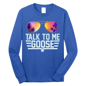 Cool Retro Talk To Me Goose Long Sleeve Shirt