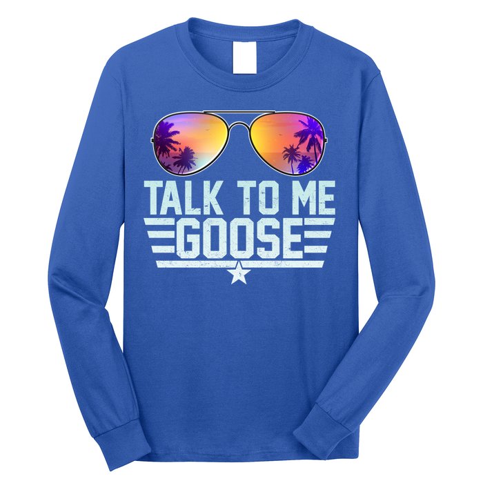 Cool Retro Talk To Me Goose Long Sleeve Shirt