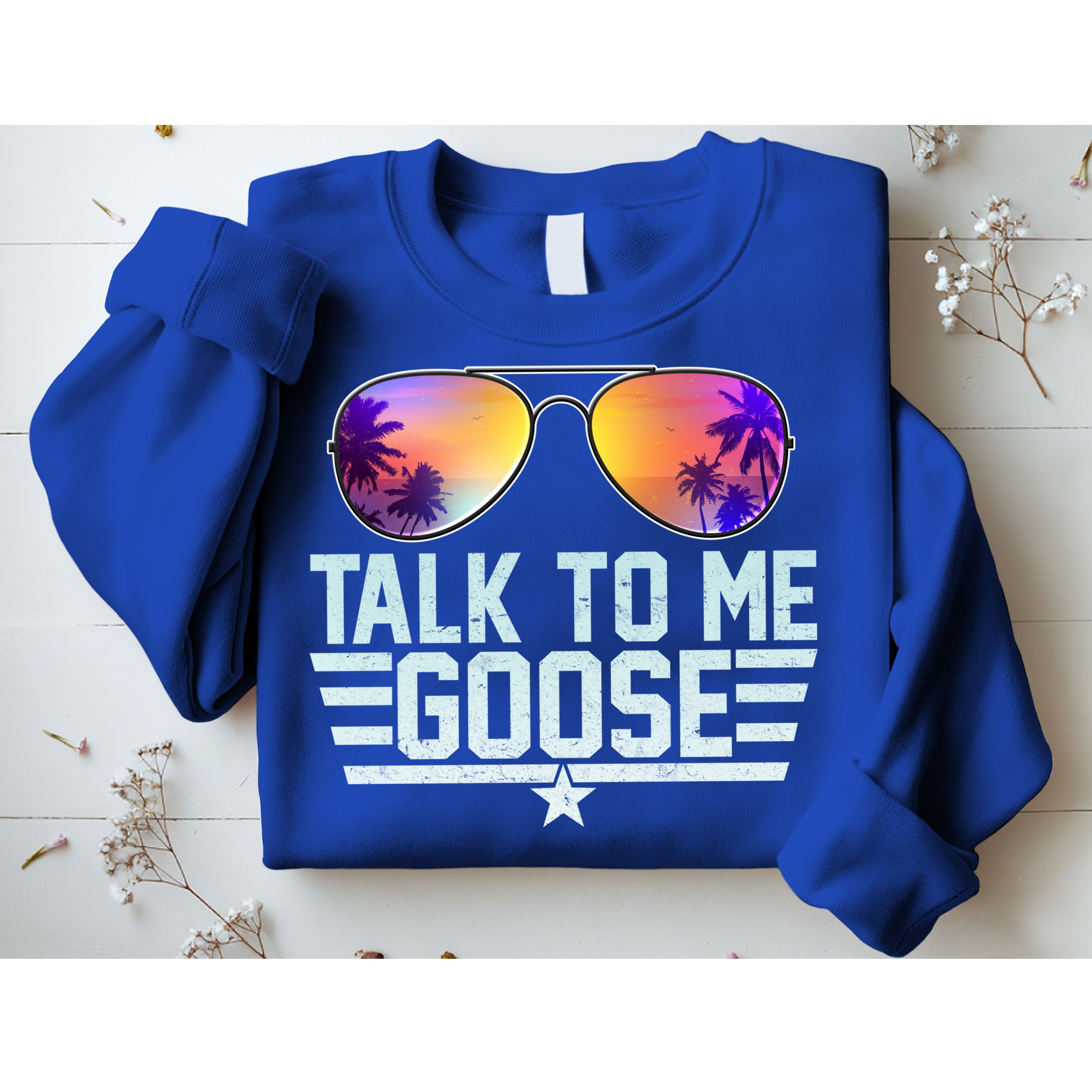 Cool Retro Talk To Me Goose Sweatshirt