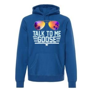 Cool Retro Talk To Me Goose Premium Hoodie