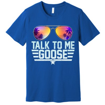 Cool Retro Talk To Me Goose Premium T-Shirt